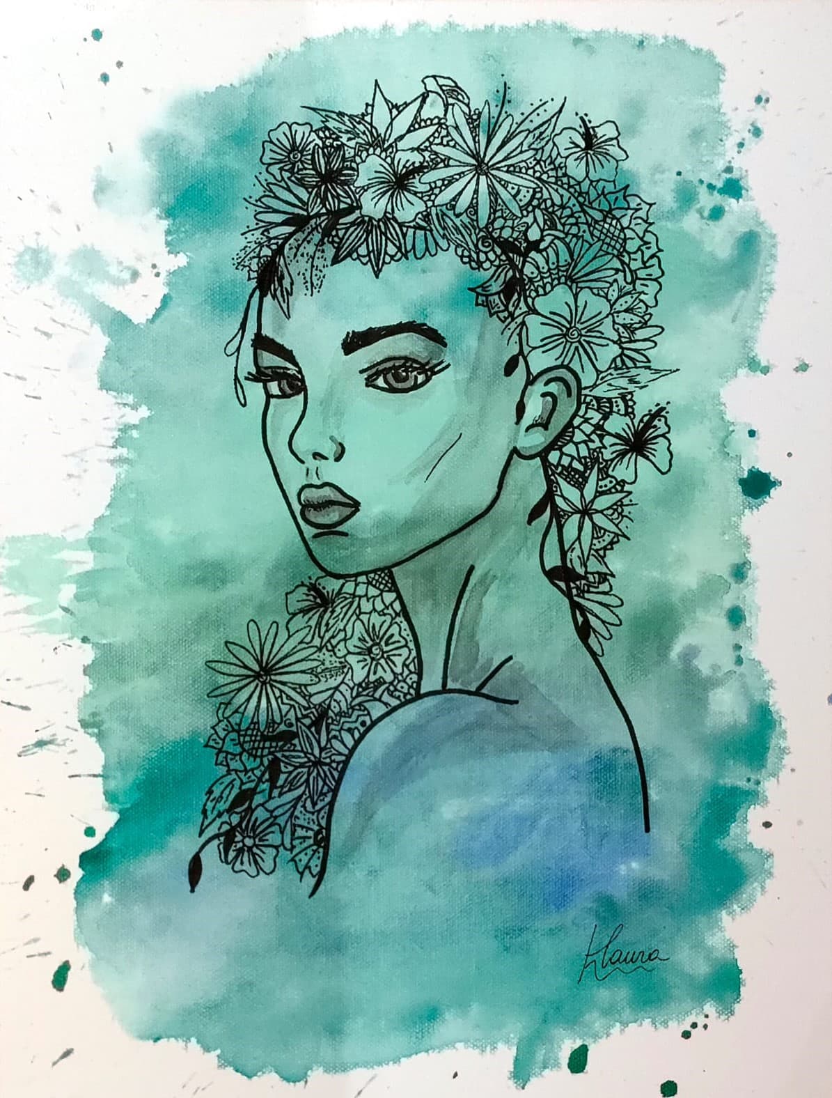 Le vert d'eau