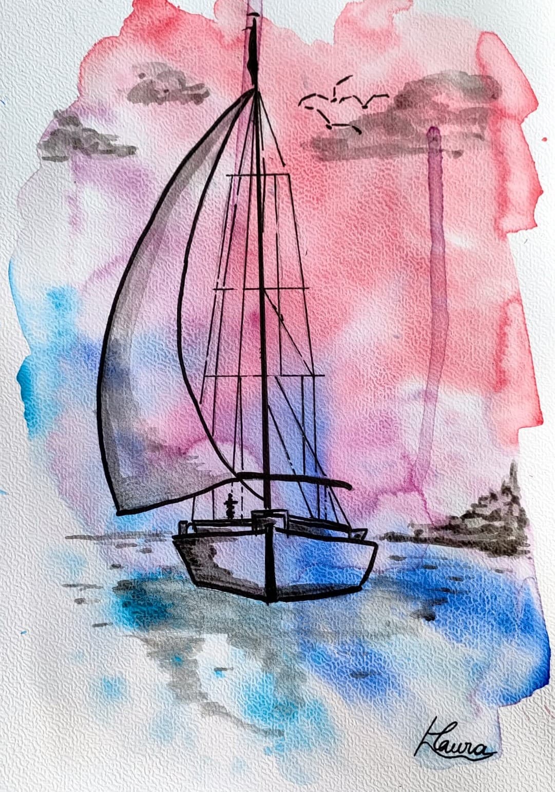 Vague décolorée